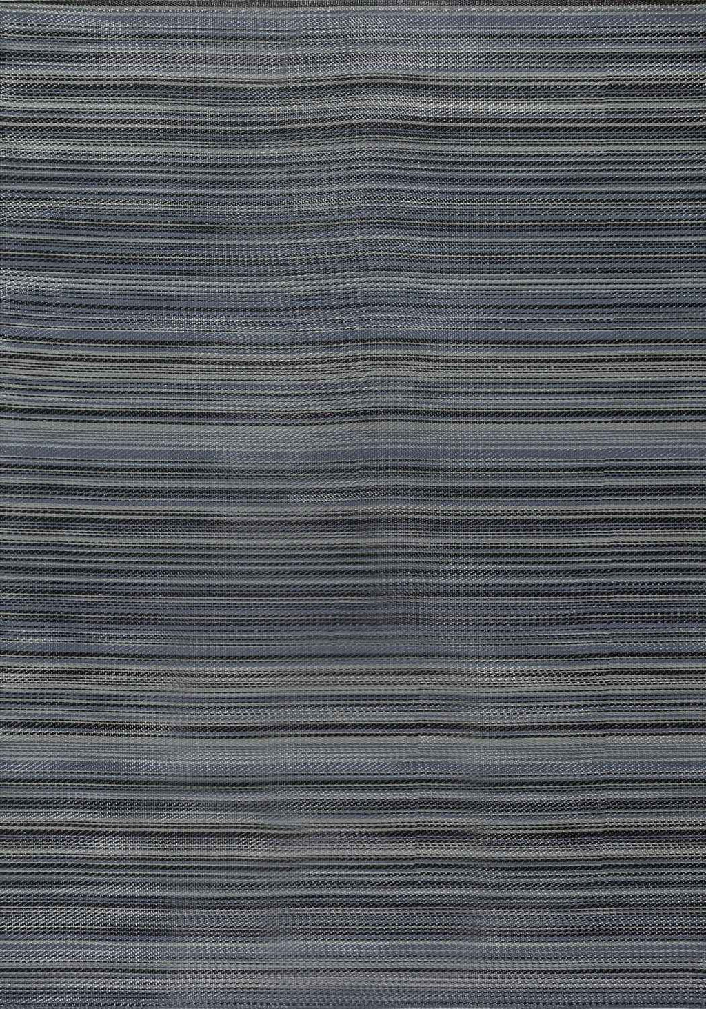 Rainbow Outdoor Rug Dark Grey | 1020