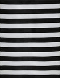 Rainbow Outdoor Rug Black & White | 1030
