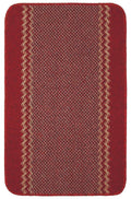 Washable Designer Bordered Red Rug | 116R