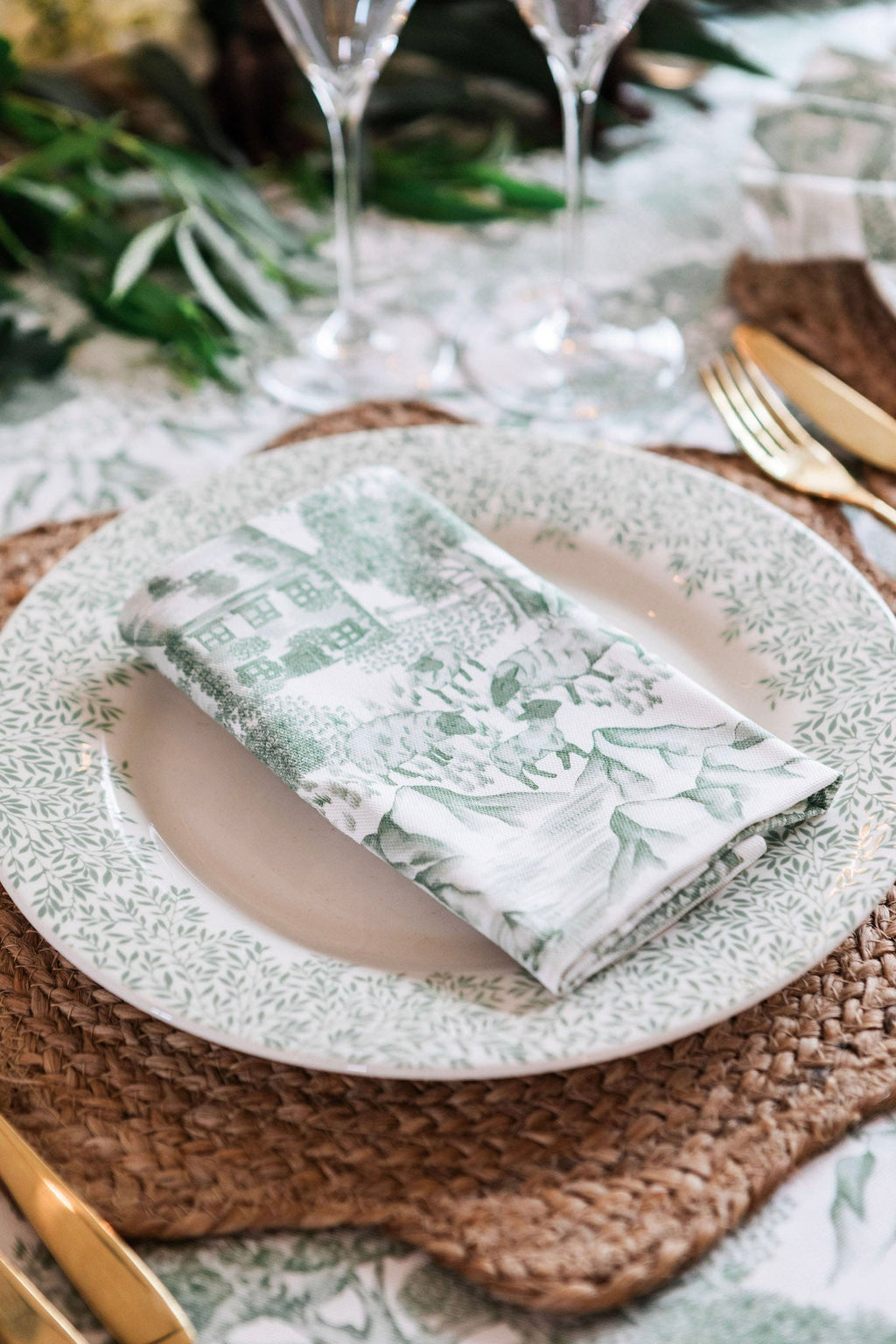 Lake District Toile Napkin (Pair)