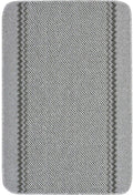 Washable Designer Bordered Grey Rug | 116G