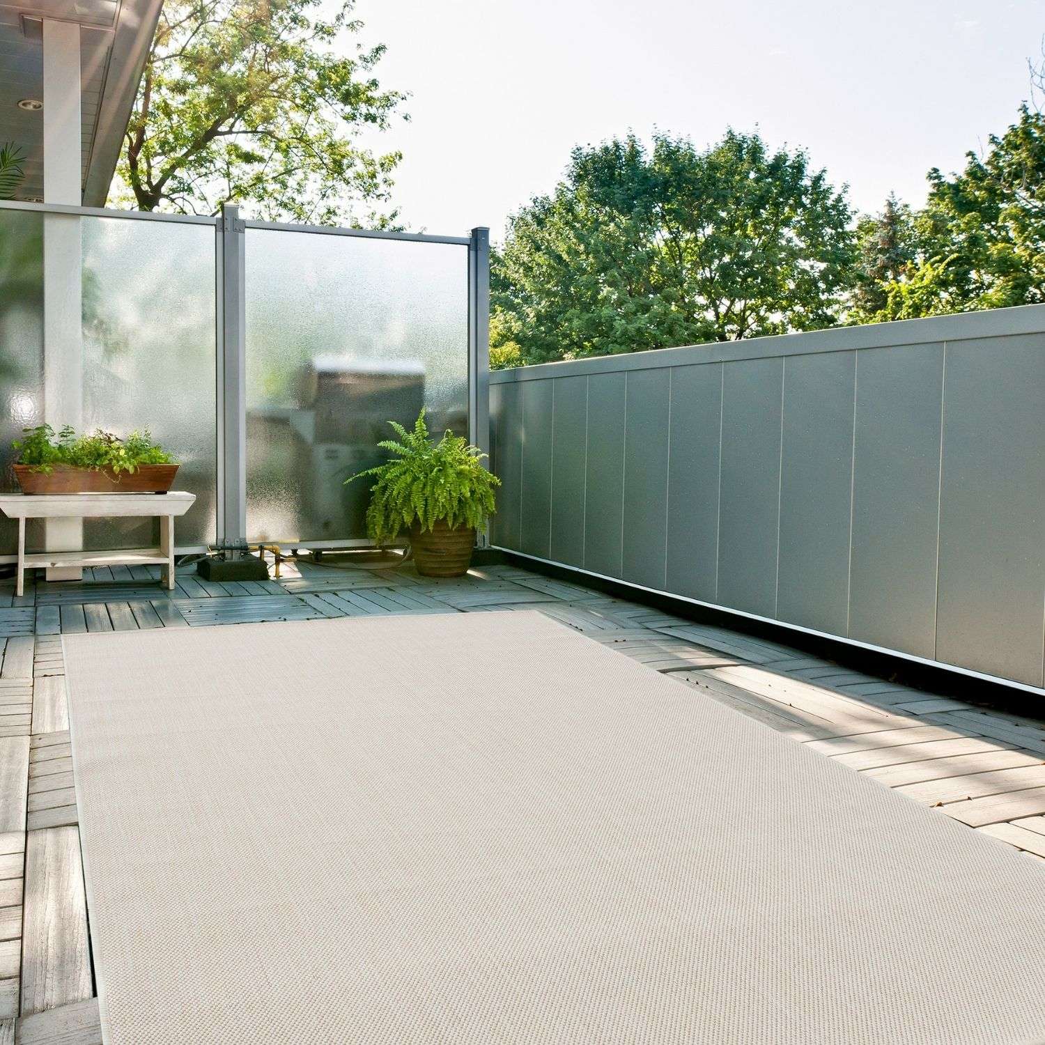 Ecology Outdoor Rug Cream | 500c