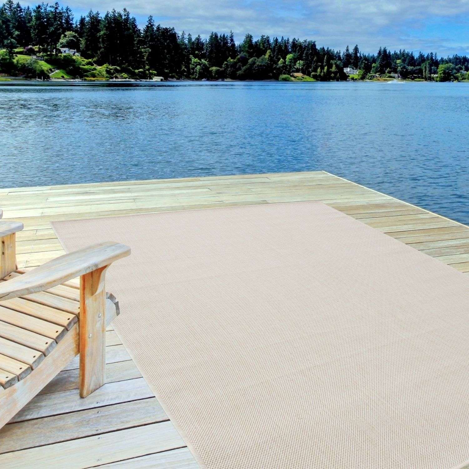 Ecology Outdoor Rug Cream | 500c