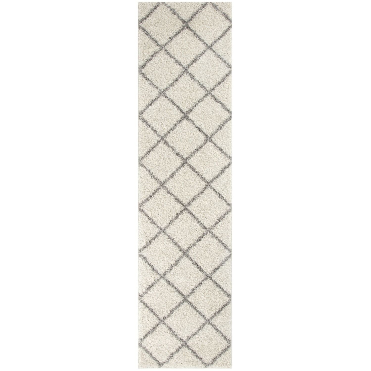 Moroccan Ivory Shaggy Rug | 500