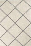 Moroccan Ivory Shaggy Rug | 500