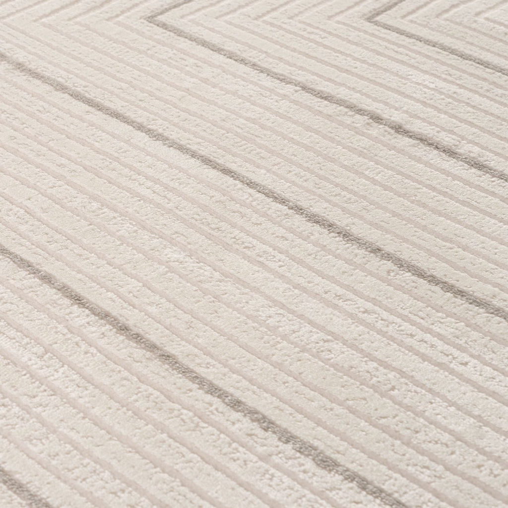 Carmel Cream-Grey Geometric Rug | 6040