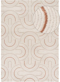 Carmel Cream-Terra Geometric Rug | 6070