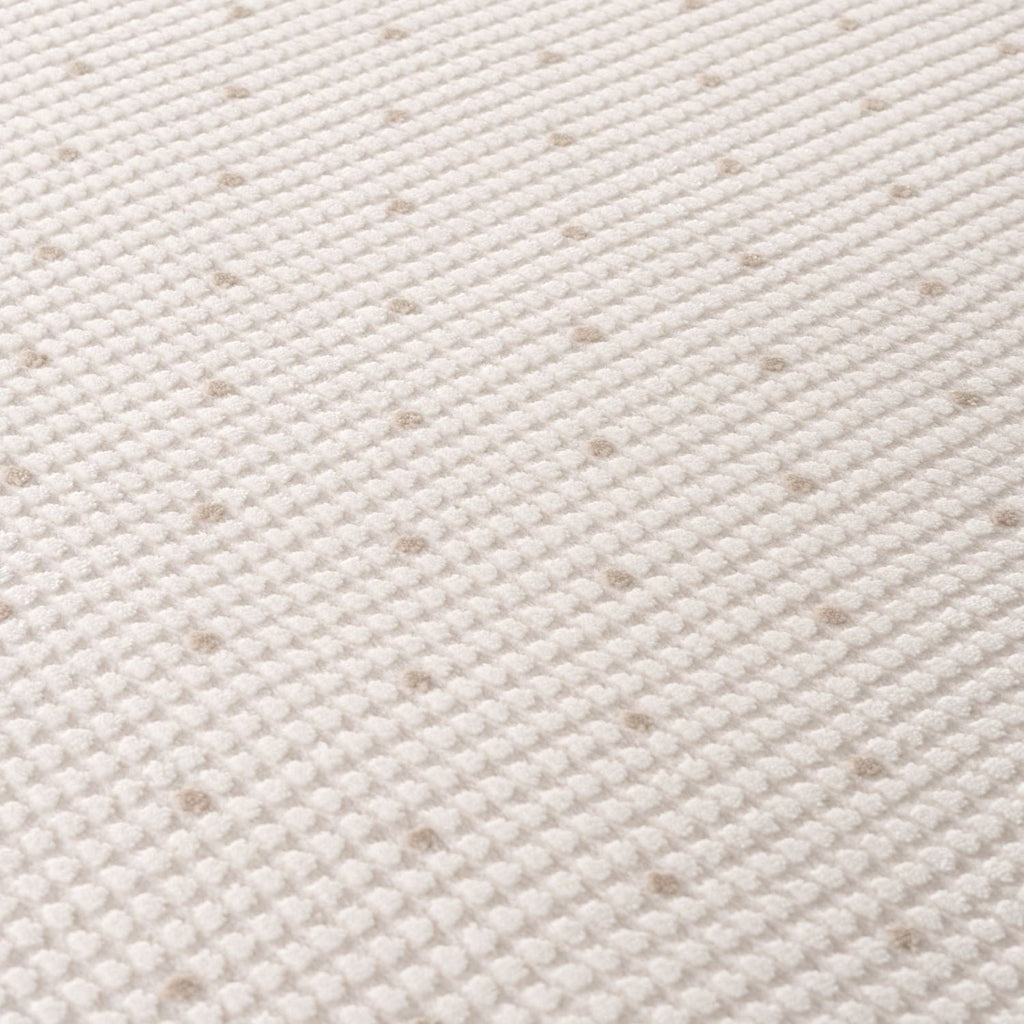 Carmel Cream-Beige Dots Rug | 6080