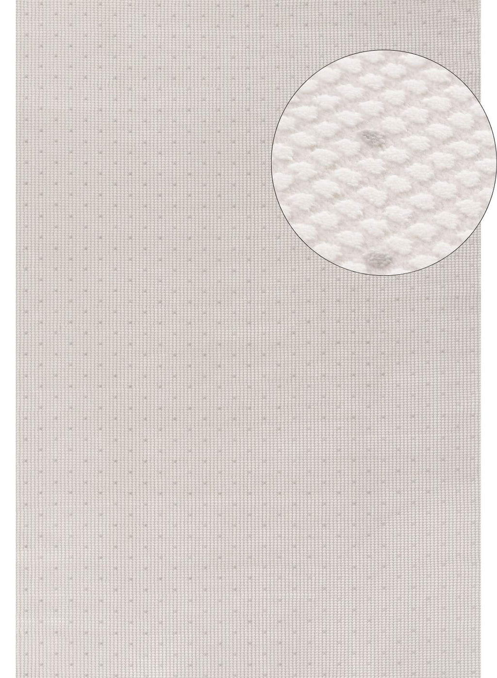 Carmel Cream-Grey Dots Rug | 6080