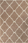 Moroccan Beige Shaggy Rug | 720