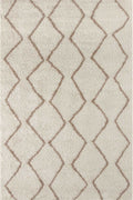 Moroccan Ivory Beige Shaggy Rug | 830