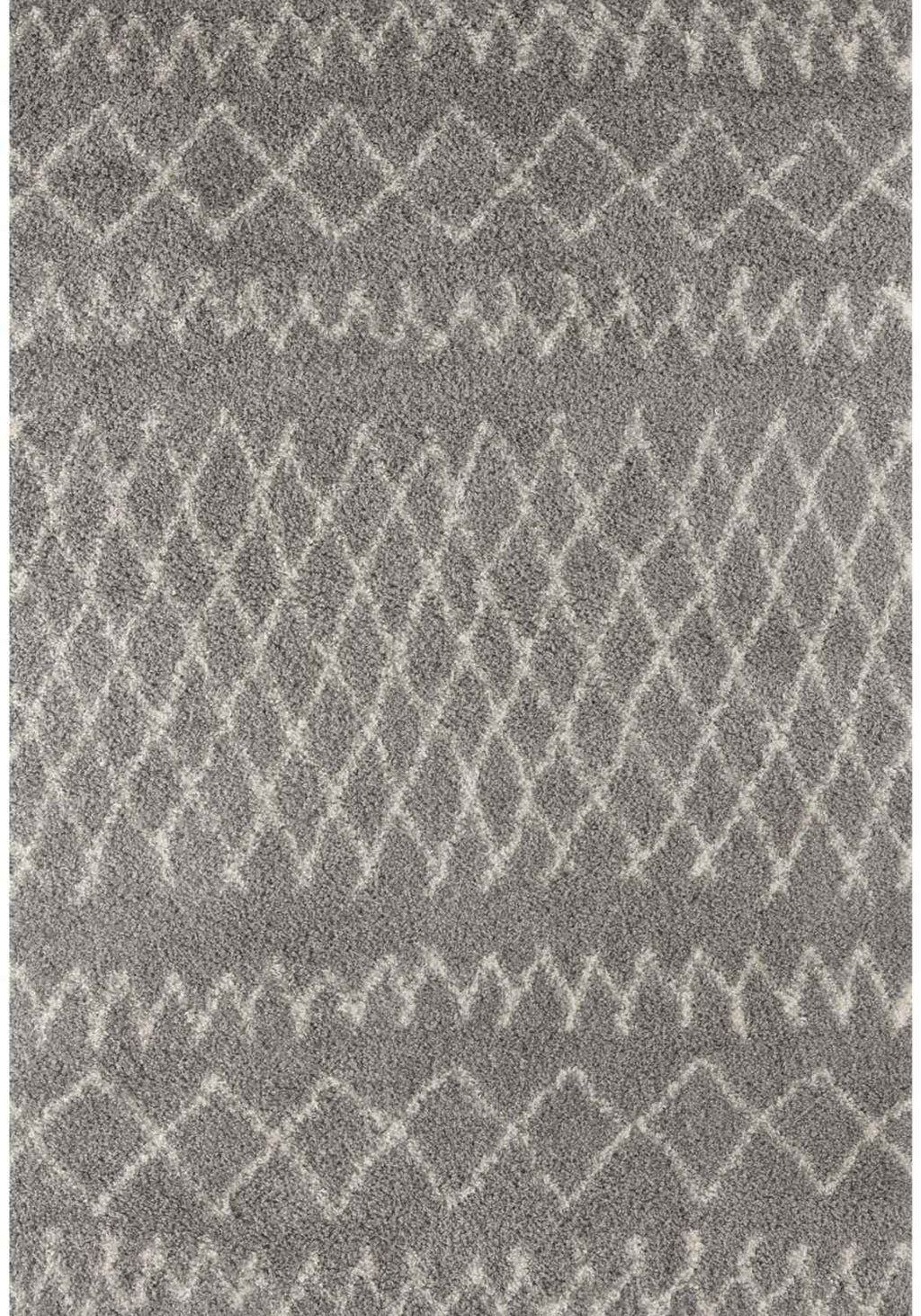 Moroccan Grey Shaggy Rug | 910