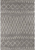 Moroccan Grey Shaggy Rug | 910