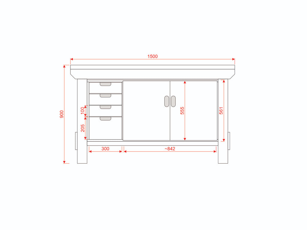 Acorn Heavy-duty Cupboard Workbench (V.1)
