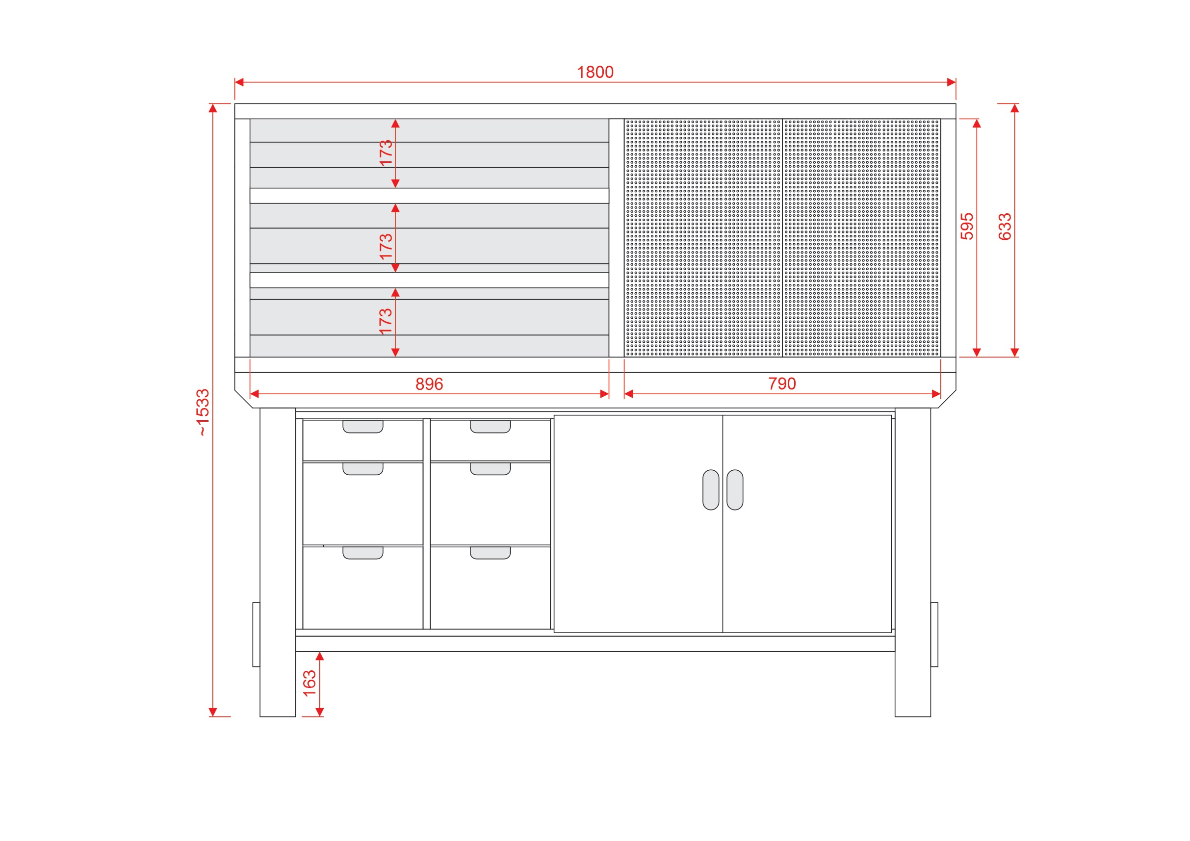 Acorn Heavy-duty Cupboard Workbench (V.2)