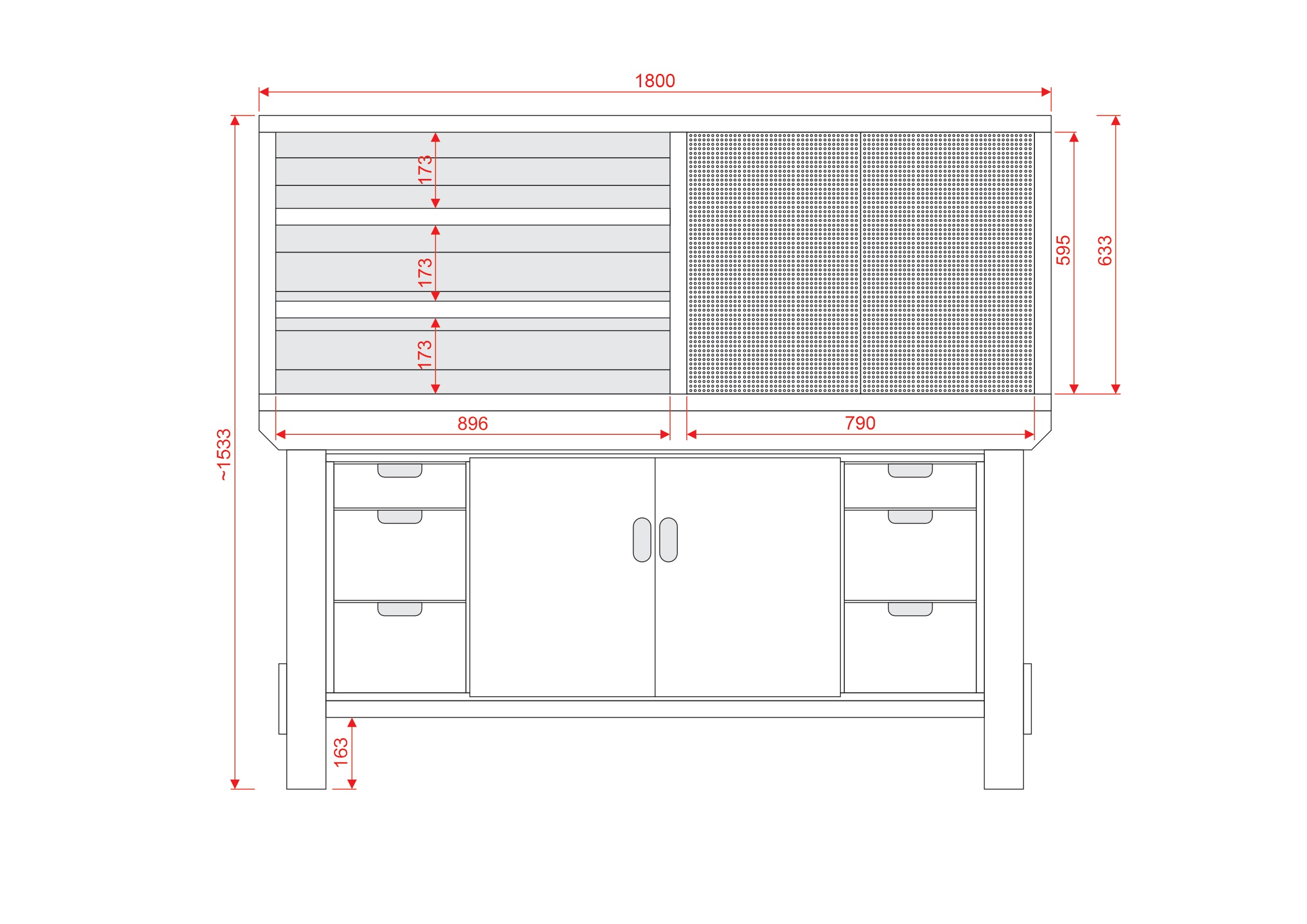 Acorn Heavy-duty Cupboard Workbench (V.3)