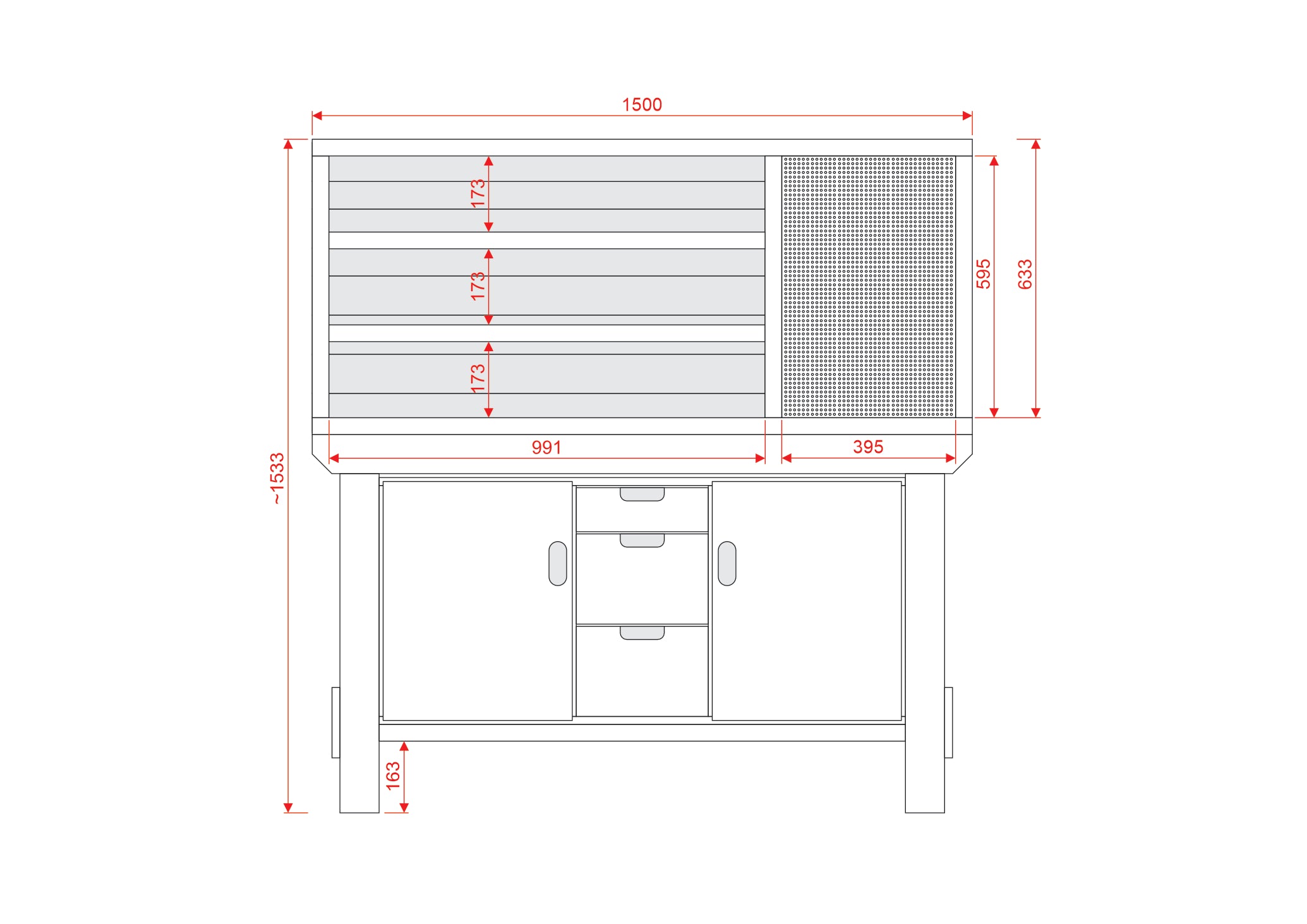 Acorn Heavy-duty Cupboard Workbench (V.5)