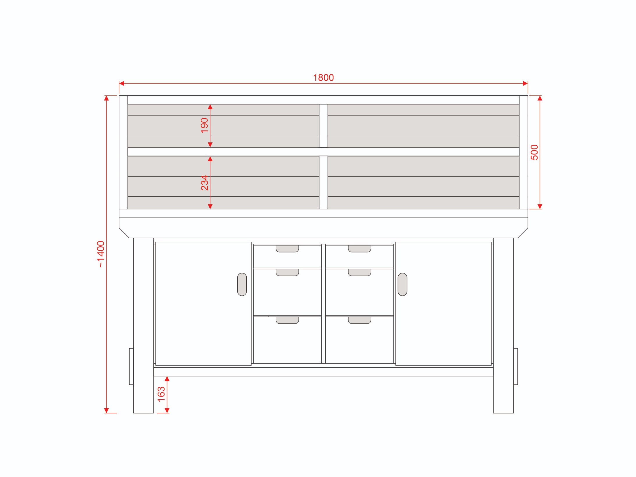 Acorn Heavy-duty Cupboard Workbench (V.5)