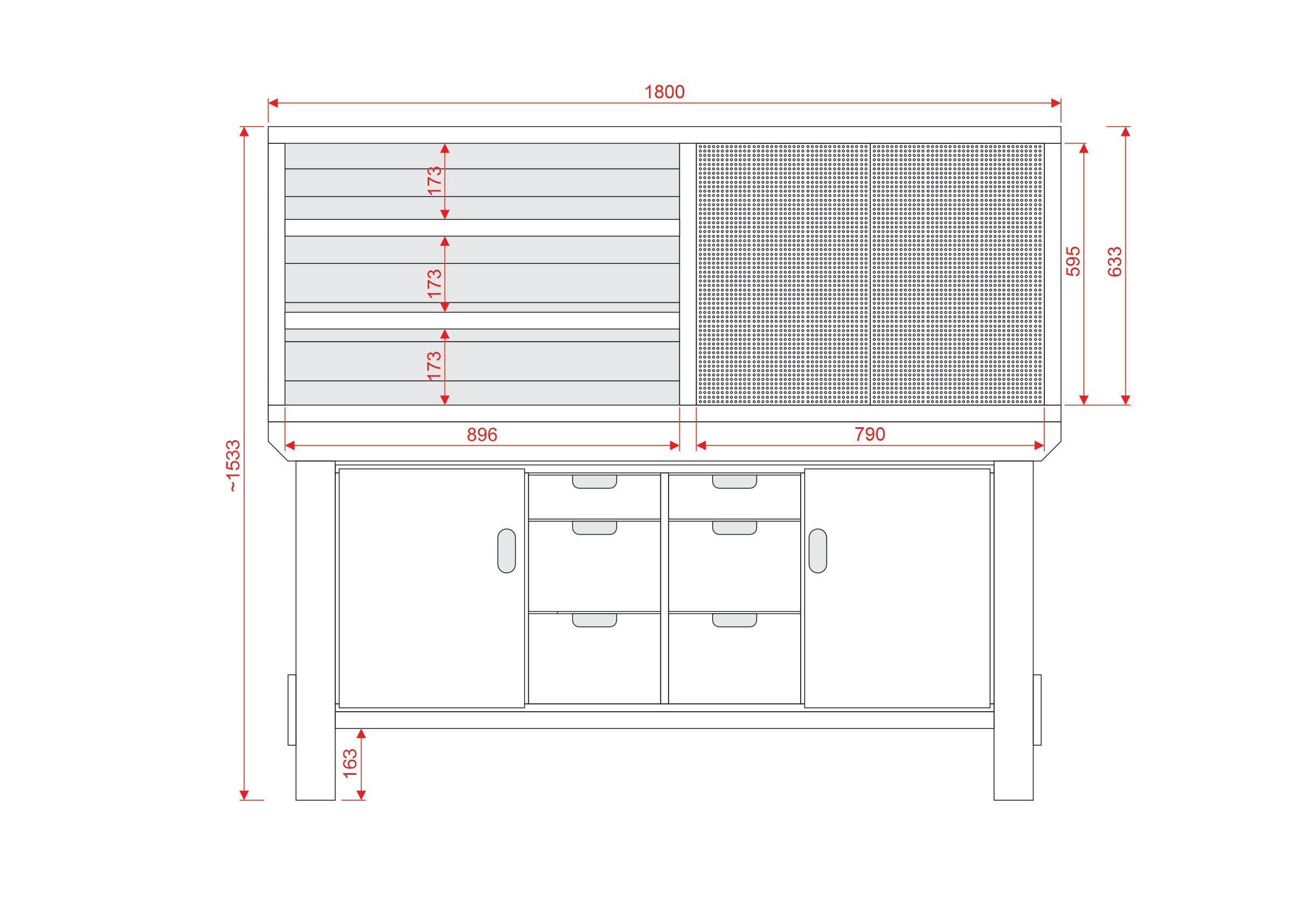 Acorn Heavy-duty Cupboard Workbench (V.5)