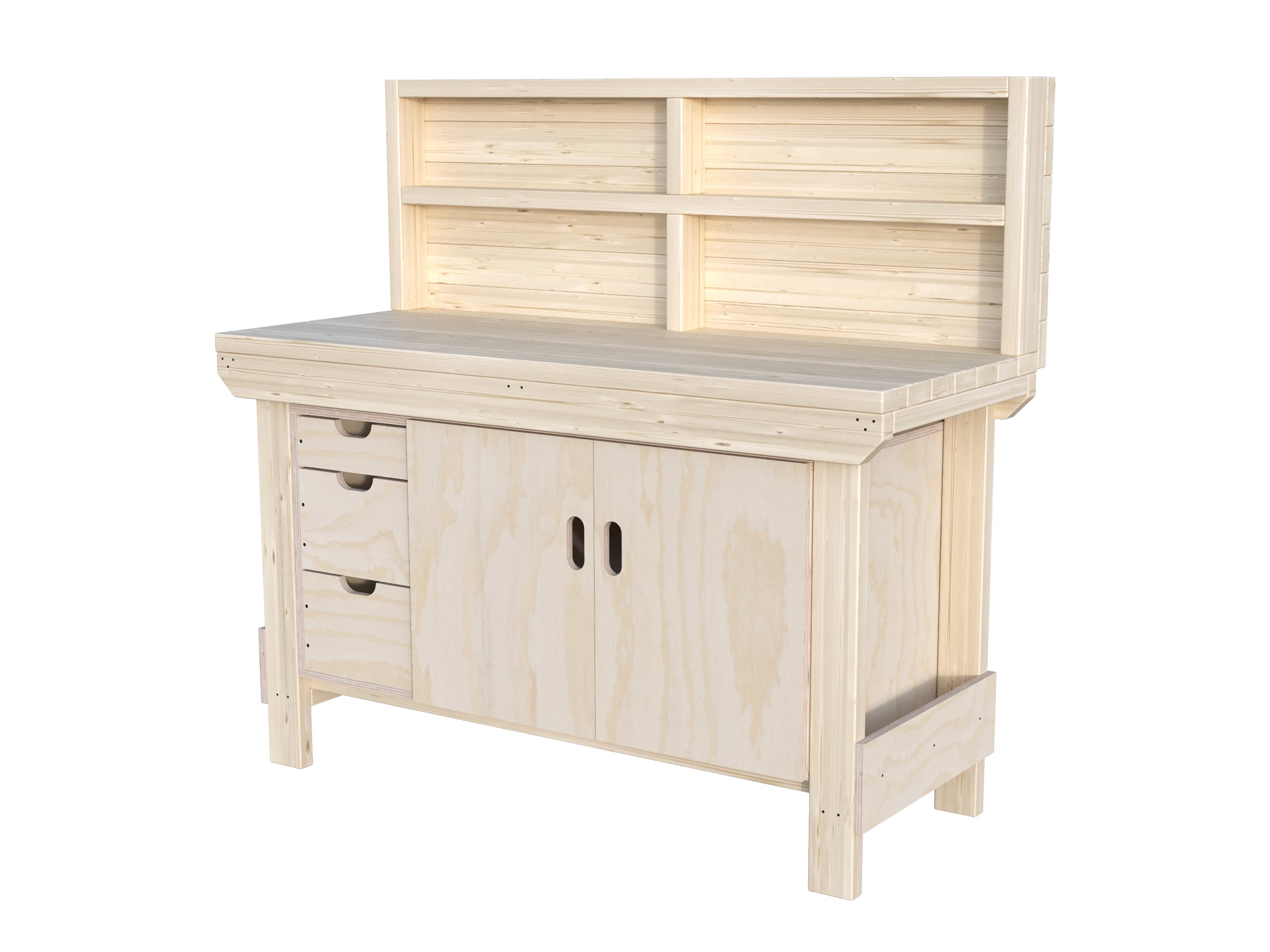 Acorn Heavy-duty Cupboard Workbench (V.2)