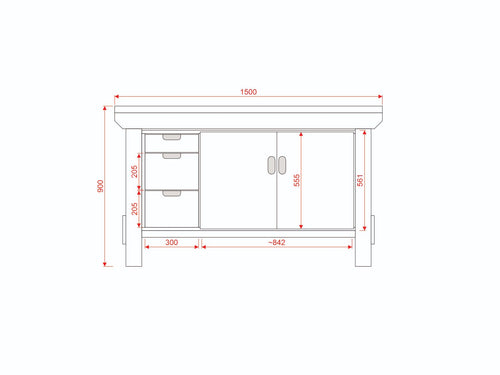 Acorn Heavy-duty Cupboard Workbench (V.2)