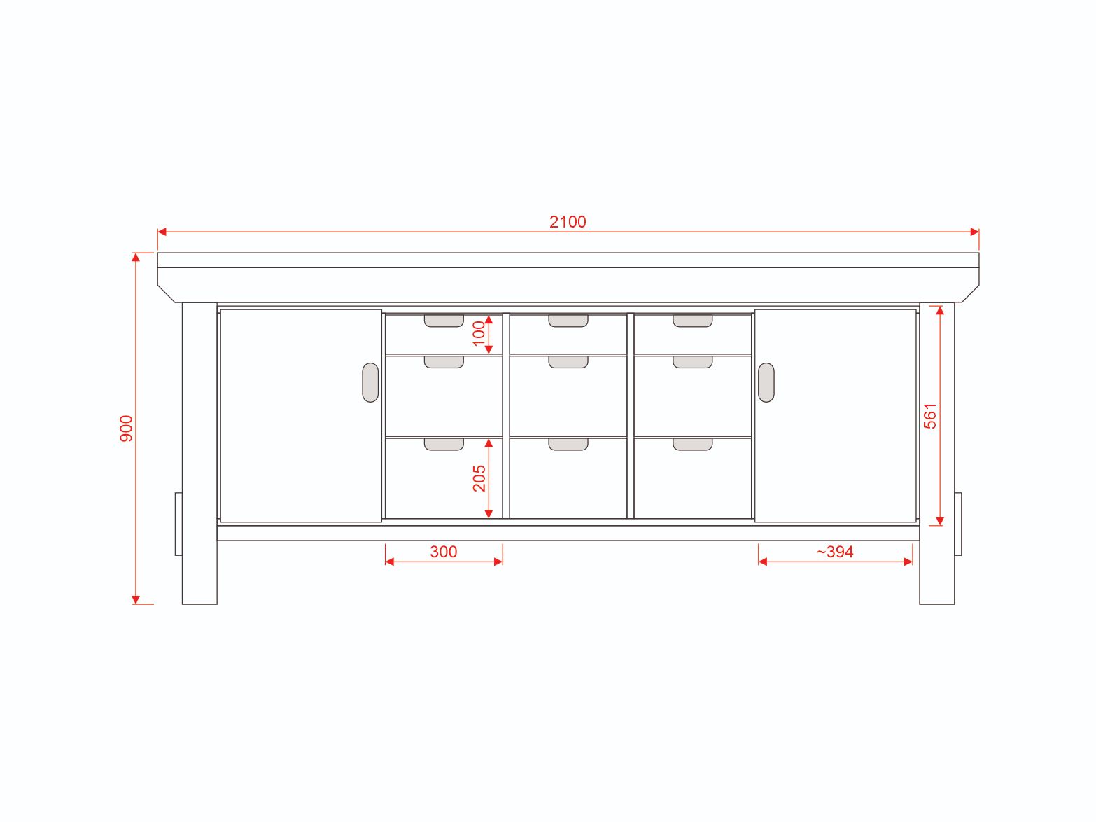 Acorn Heavy-duty Cupboard Workbench (V.5)