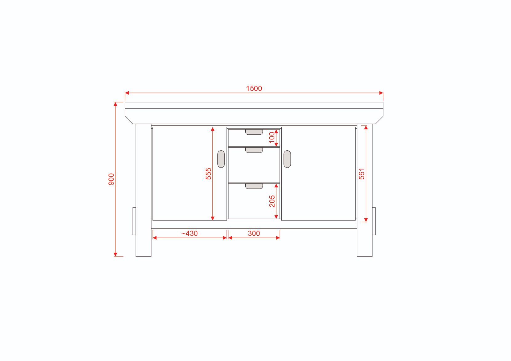 Acorn Heavy-duty Cupboard Workbench (V.5)