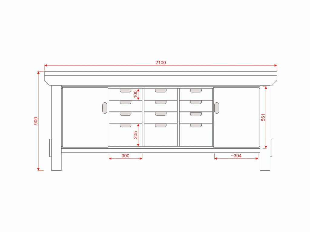 Acorn Heavy-duty Cupboard Workbench (V.6)