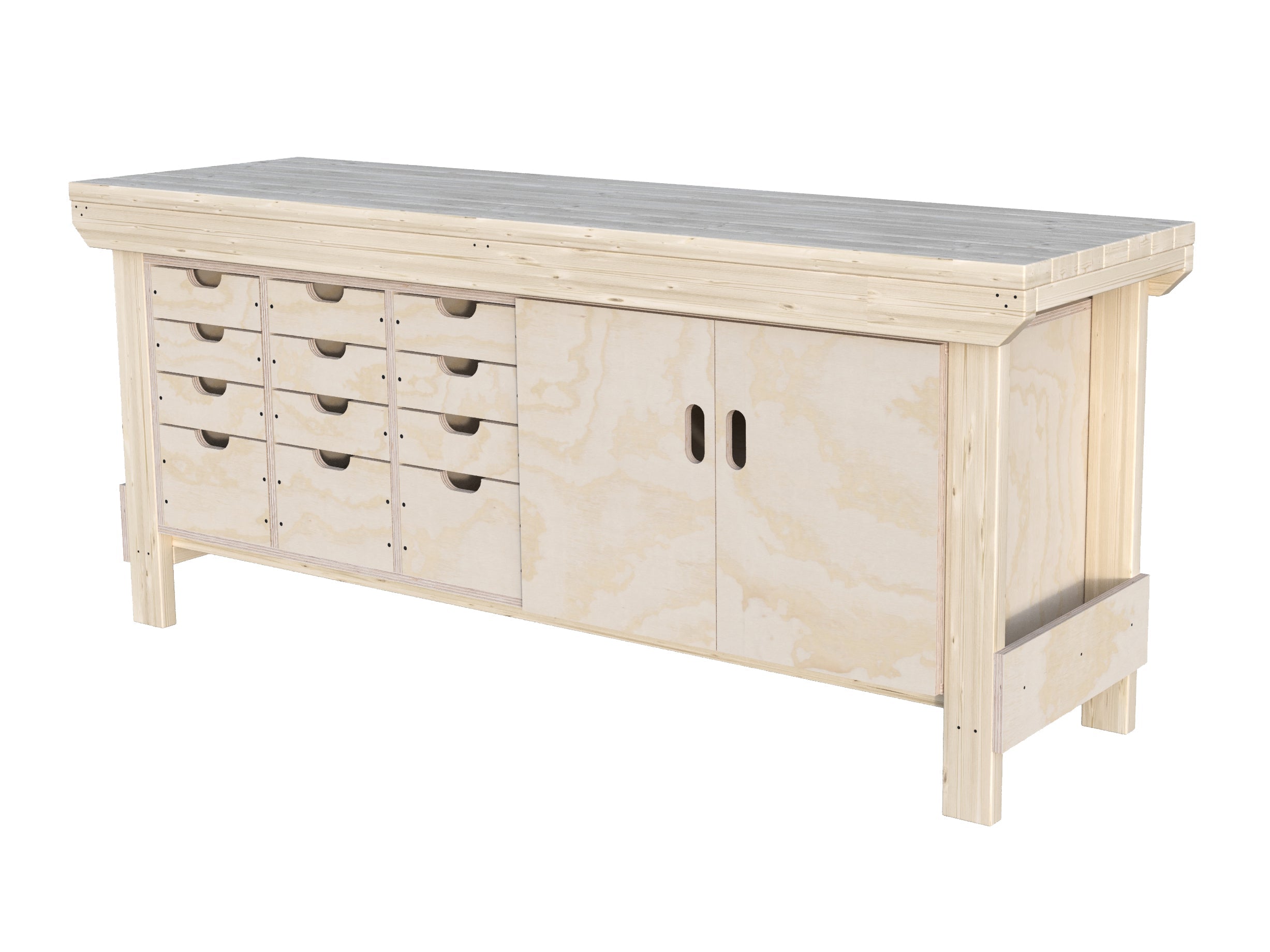 Acorn Heavy-duty Cupboard Workbench (V.1)
