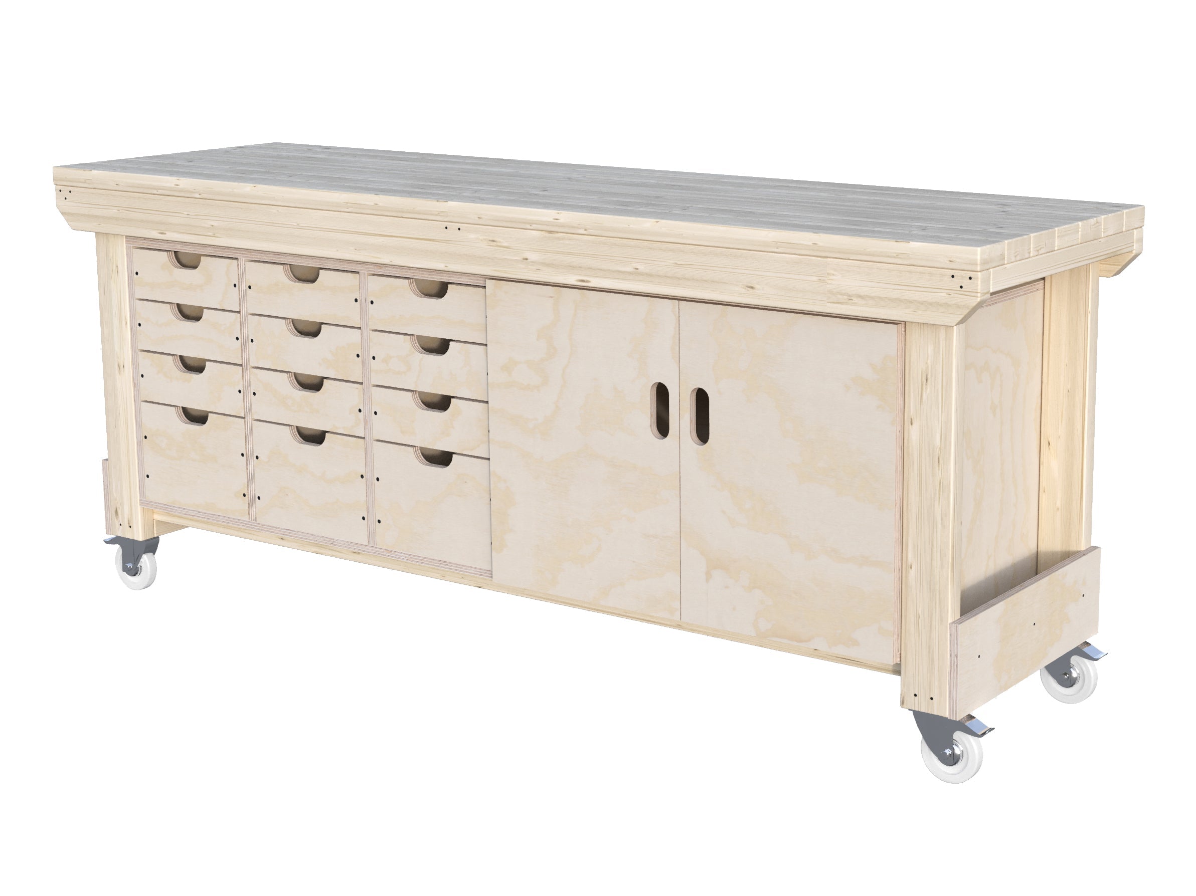 Acorn Heavy-duty Cupboard Workbench (V.1)