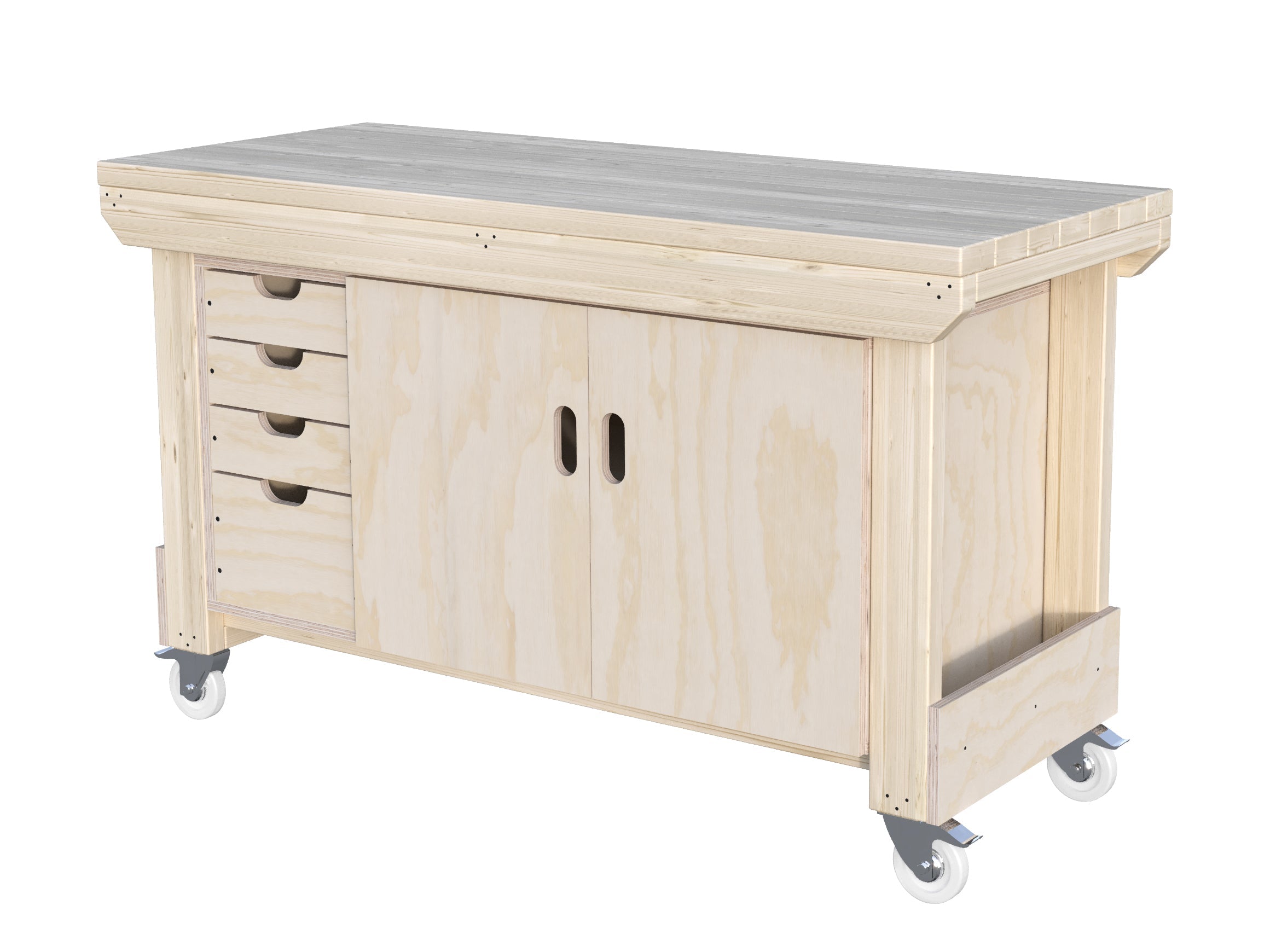 Acorn Heavy-duty Cupboard Workbench (V.1)