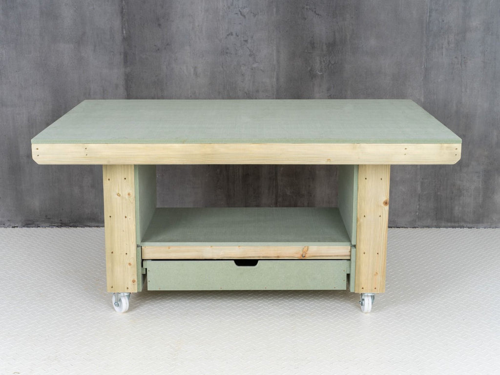 Art/craft table, project workbench with storage V.2.