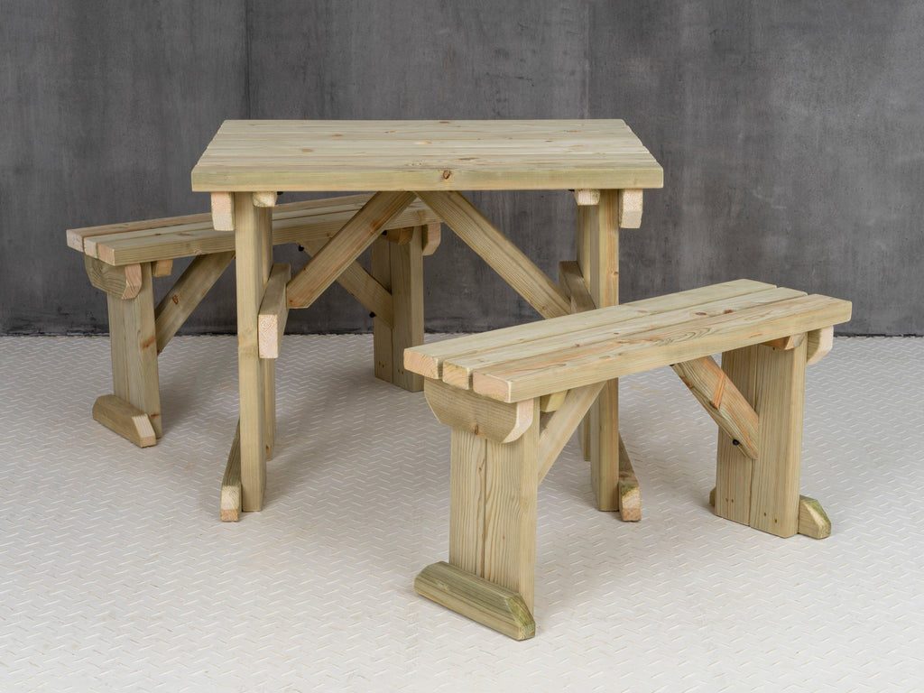 Aspen Picnic Table and Benches Set