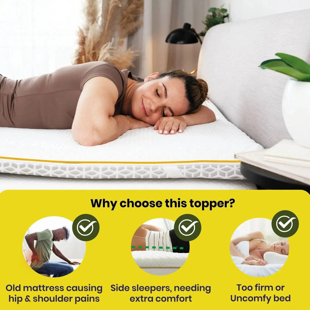 Brightr® Aurora Best Mattress Topper for Back Pain