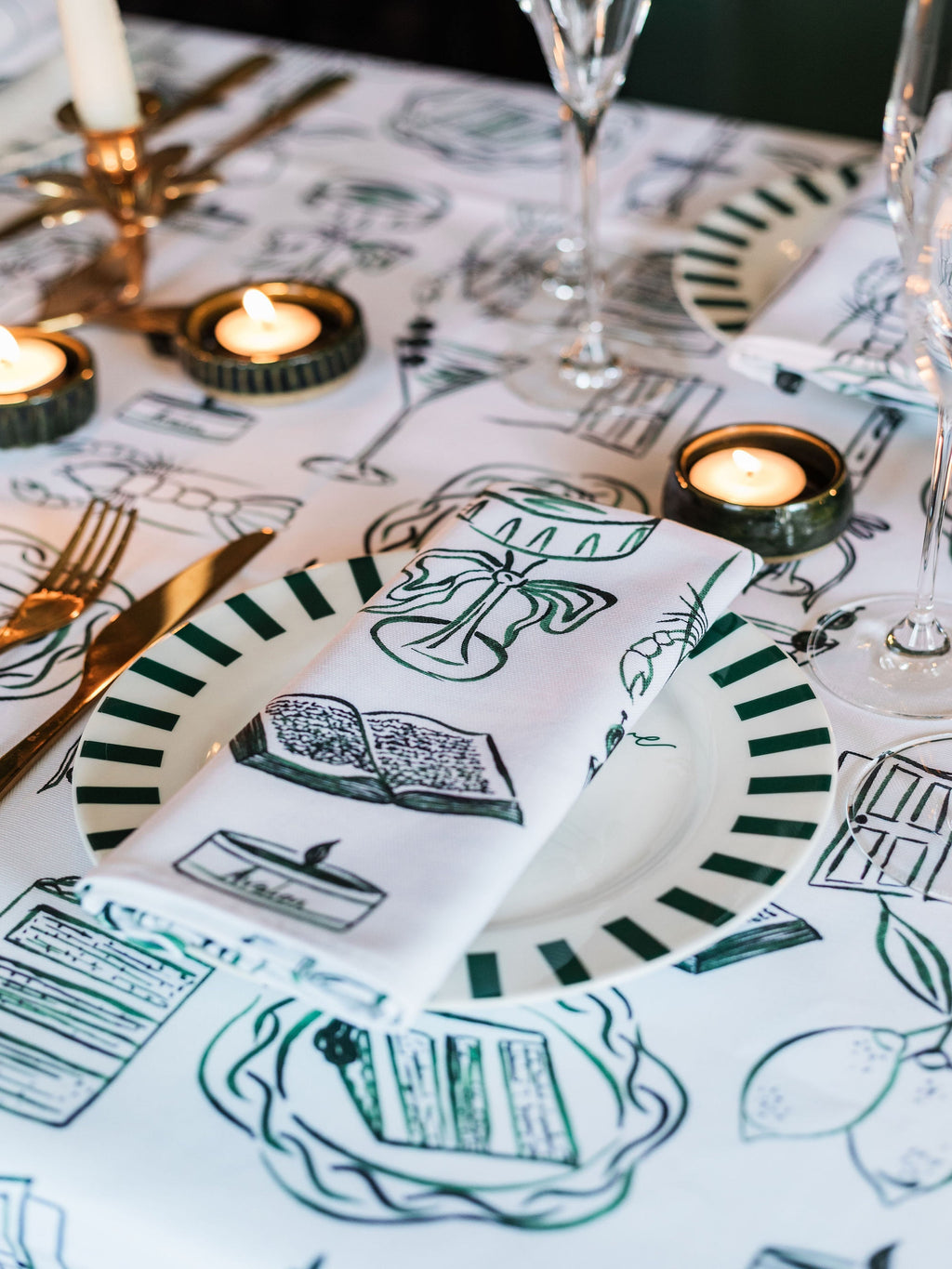 Just A Girl Napkins (Pair)