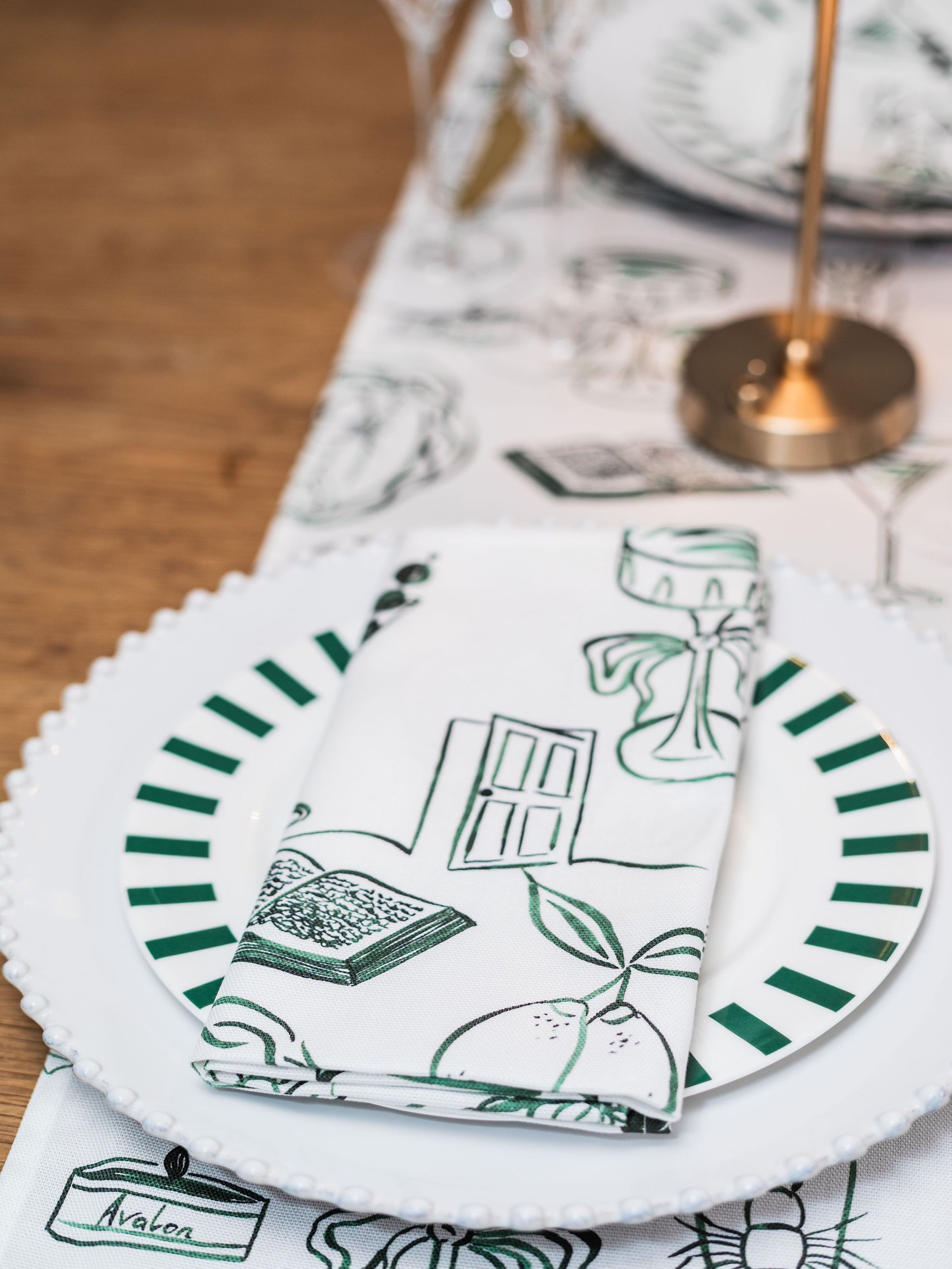 Just A Girl Napkins (Pair)
