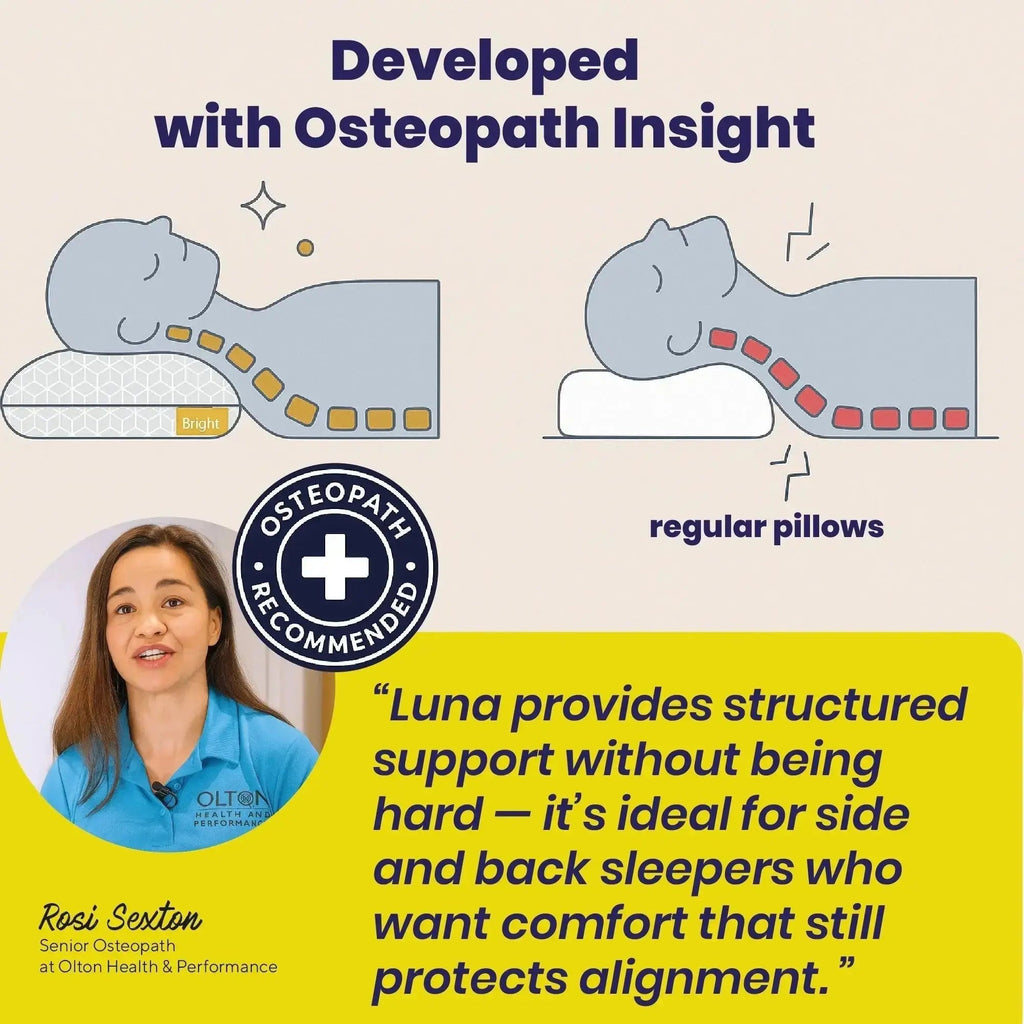 Brightr® Luna Adjustable Memory Foam pillow