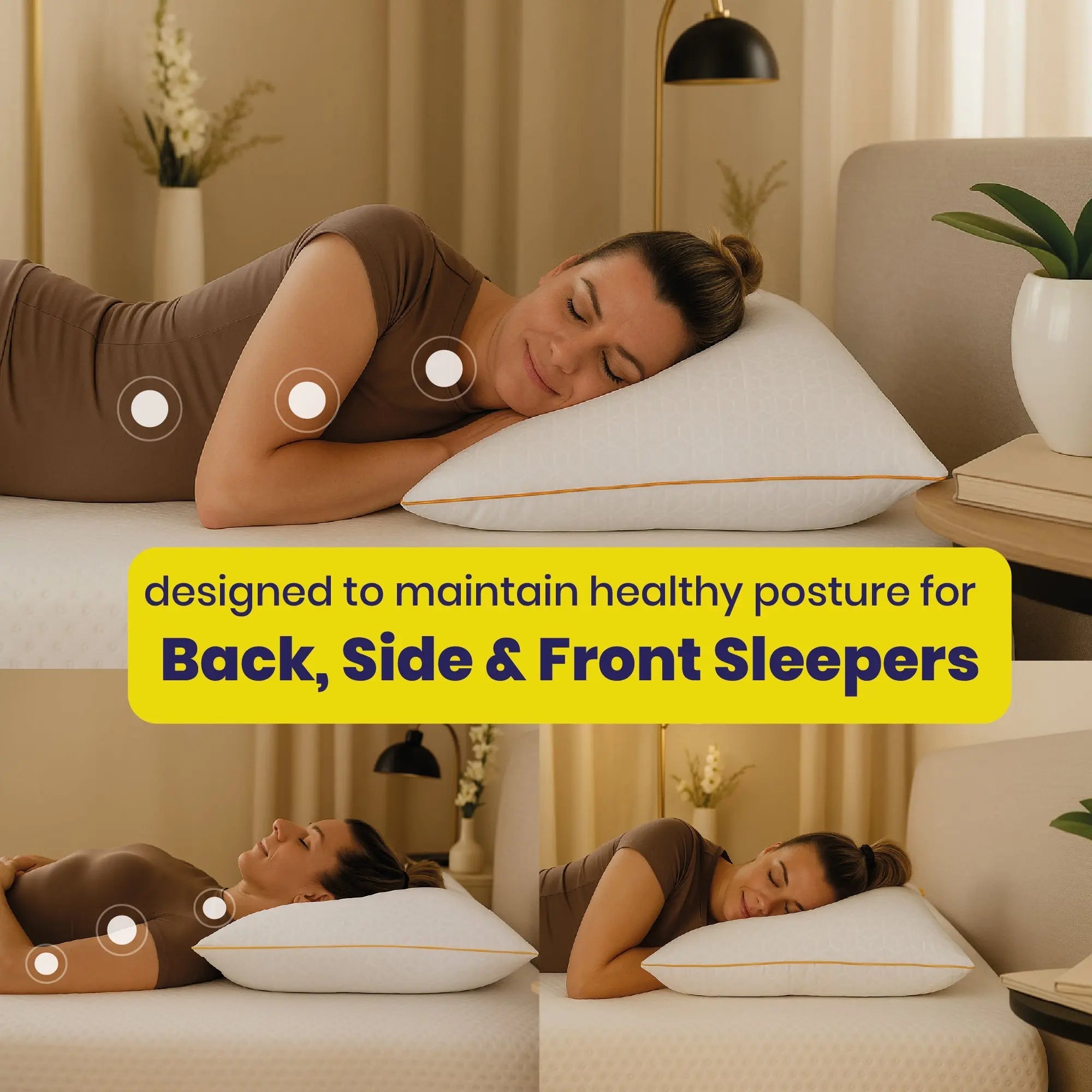 Brightr® Stella Hybrid Adjustable Pillow bundle