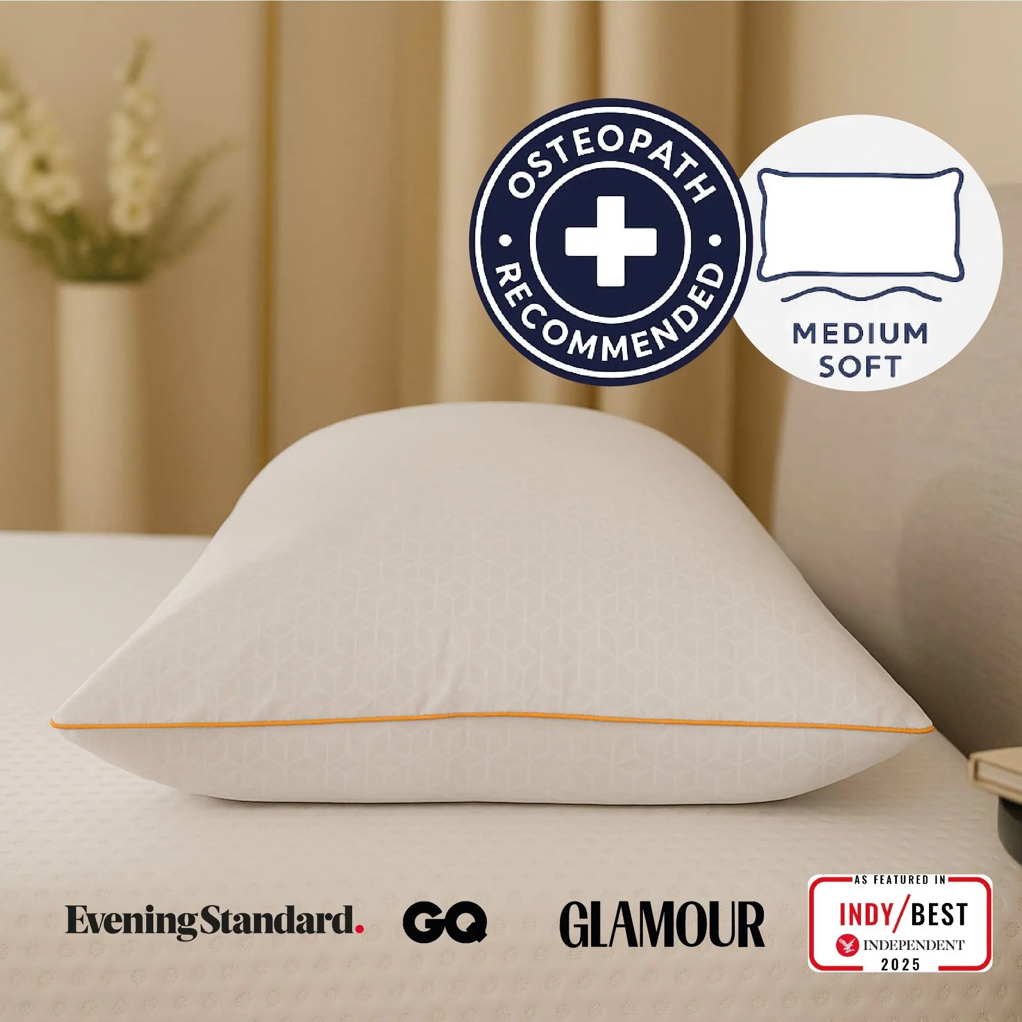 Brightr® Stella Hybrid Neck Support pillow
