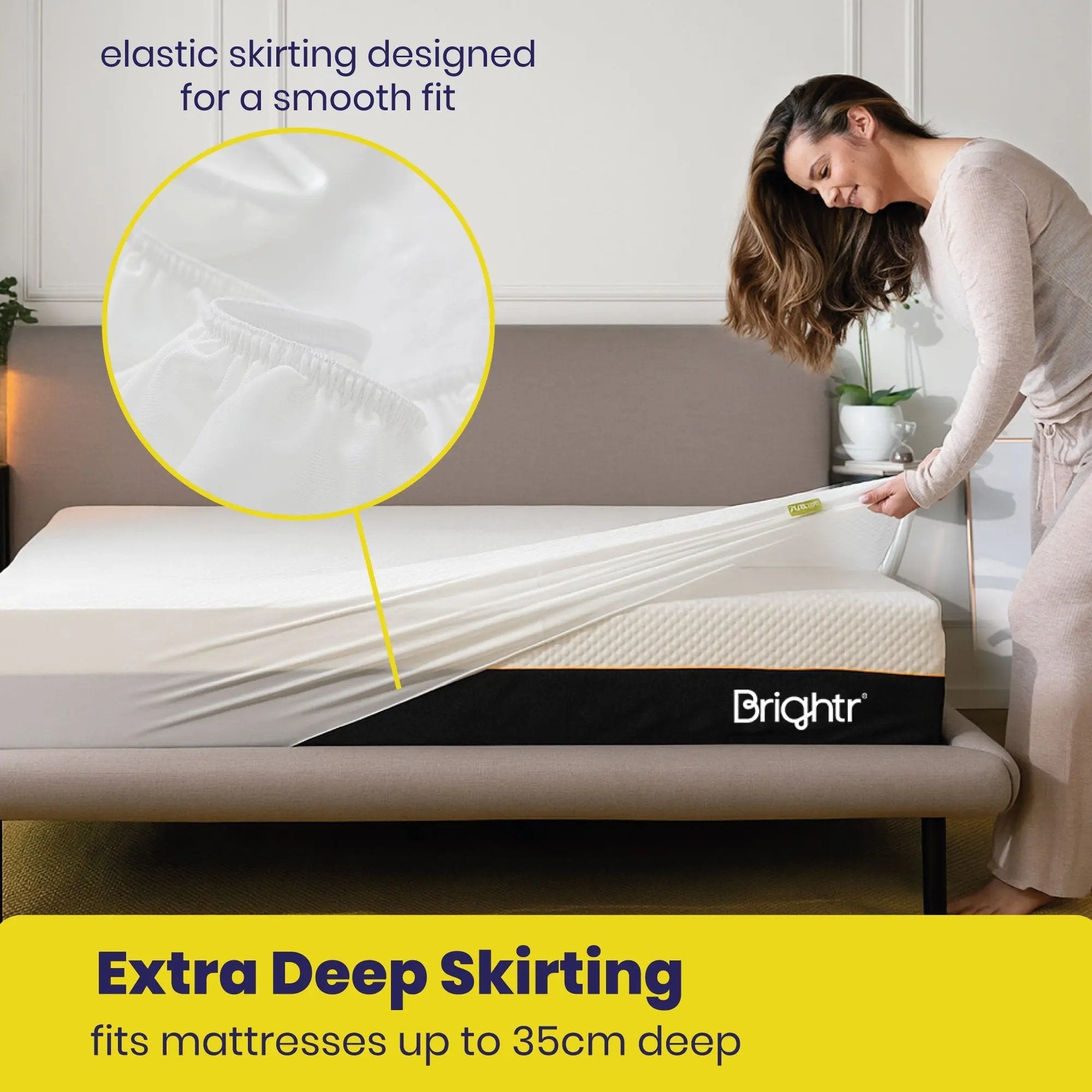 Brightr® Waterproof Mattress Protector