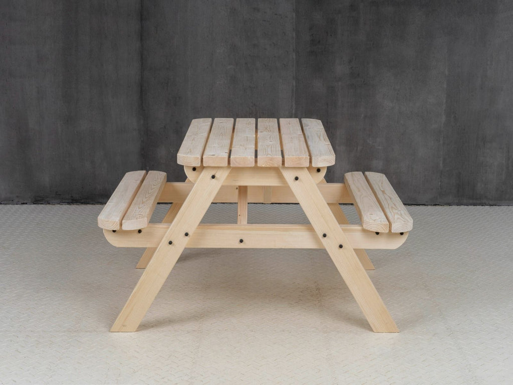 Classic Rounded Pub Style Picnic Bench and Table