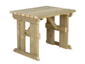 Hollies Wooden Garden Table, Outdoor Picnic Dining Desk