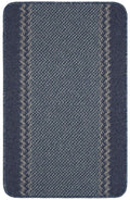 Washable Bordered Blue Rug  | 116Blu
