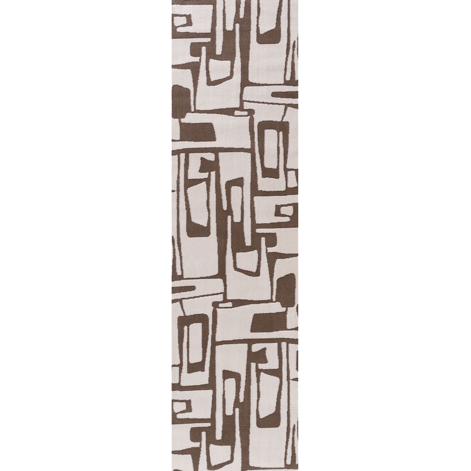 Loft Abstract Brown Rug