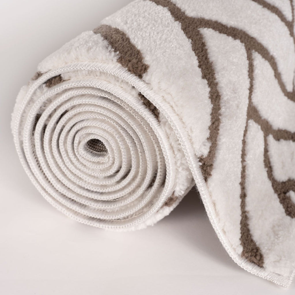 Loft Chevron Brown Rug