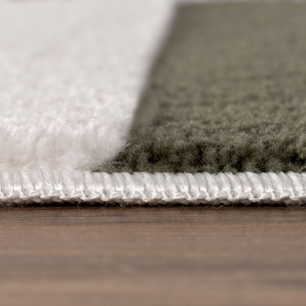 Loft Striped Green Rug