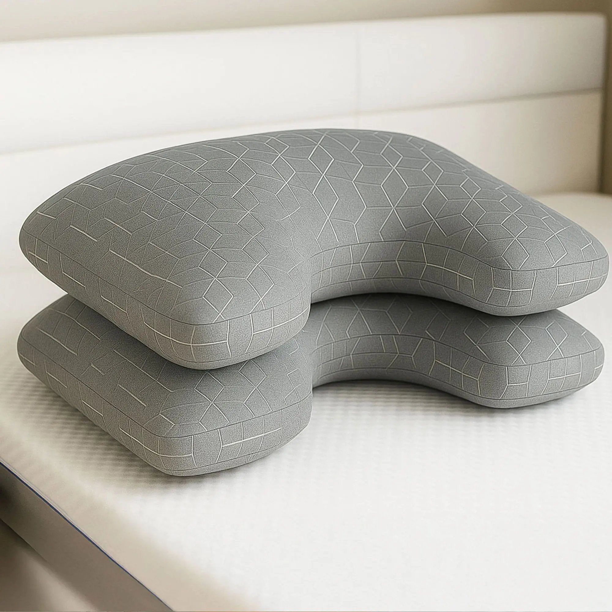 Brightr® MoonHug Adjustable Memory Foam pillow Bundle