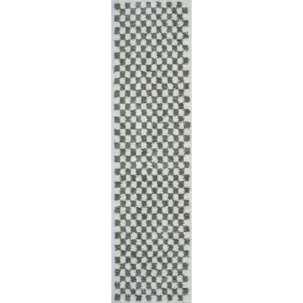 Moodi Shaggy Green Lunel Rug