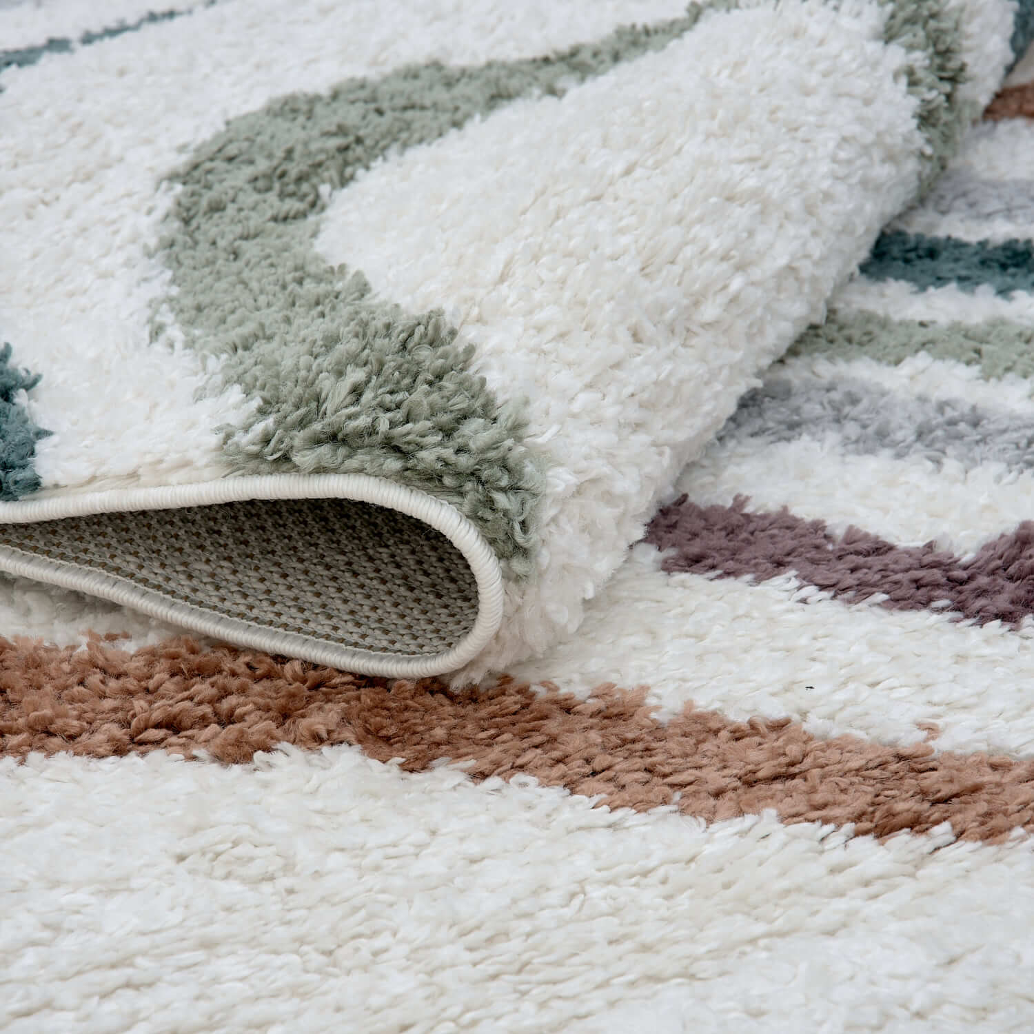 Moodi Shaggy Multicolour Mirage Rug