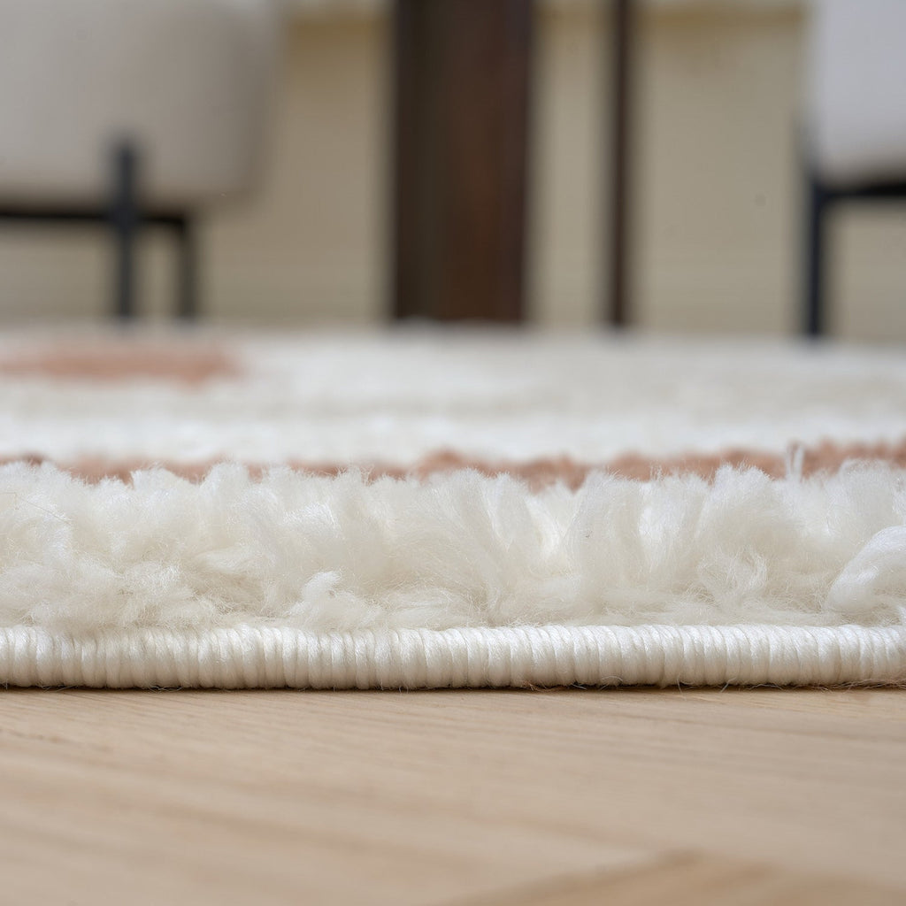 Moodi Shaggy Cream/Terra Slatefern Rug